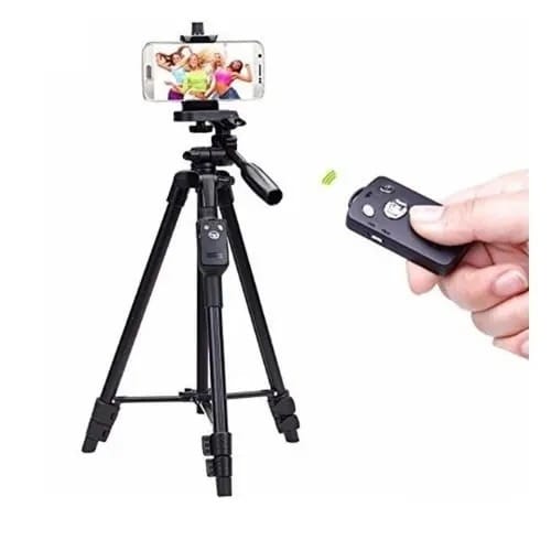Tripod Stand With Bluetooth Remote Shutter