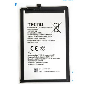 Povo/tecno Pova 4/tecno Pova 5g Replacement Battery