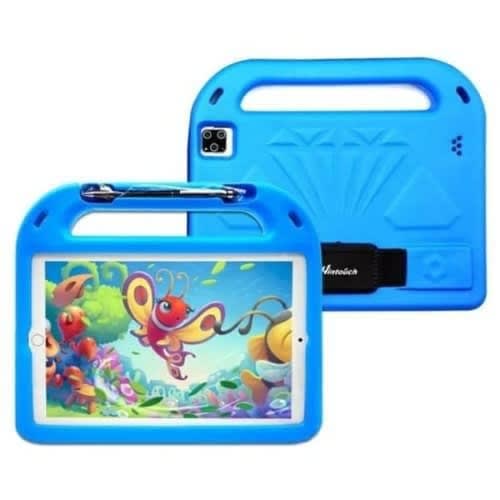 B2050 Pro Plus Kids Tablet - 10" - 256GB ROM - 6GB RAM - Dual Sim - 10000mAh - Blue