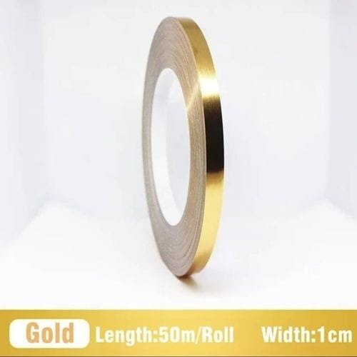 Gold Tape Strip - 1cm - 50meter