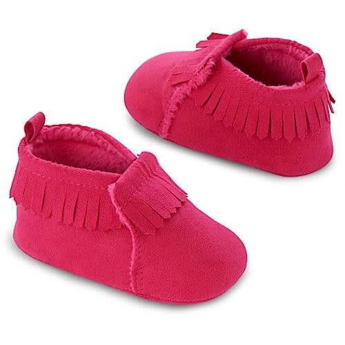 Child of Mine Baby Girl Moccasins - Pink