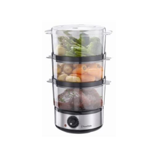 Compact 3-Tier Food & Vegetable Steamer - 800W -7L