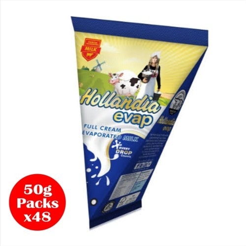 Hollandia Evaporated Full Cream Milk - 50g X 48pcs - 1 Carton