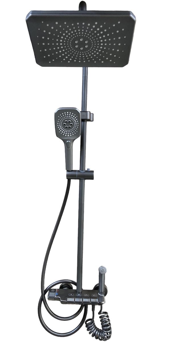 Standing Shower With Button Control