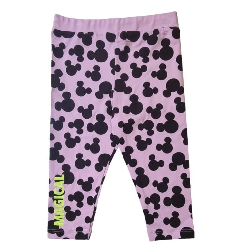 Girls Leggings - Purple And Black