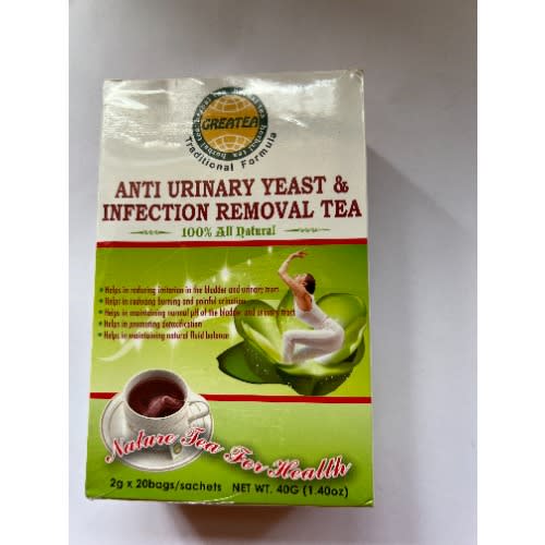 Greatea Anti Urinary Yeast & Infection Removal Herbal Tea