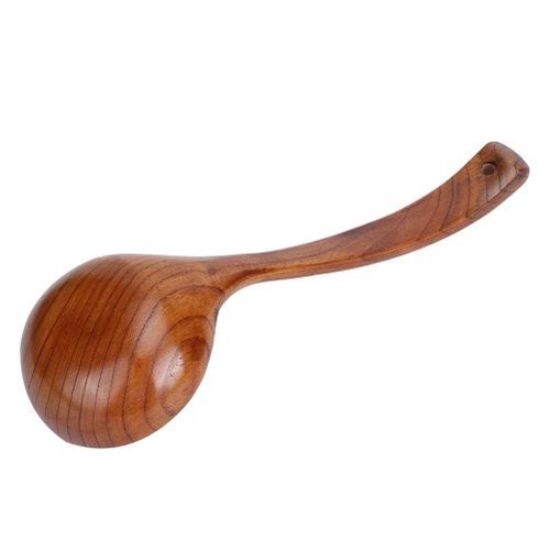 Household Wooden Porridge Long Handle Spoon Kitchen Cooking Utensil Teaspoon Cutlery