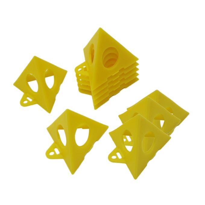 10pcs Triangle Cabinet Door Risers Acrylic Epoxy Pouring Crafts Stands