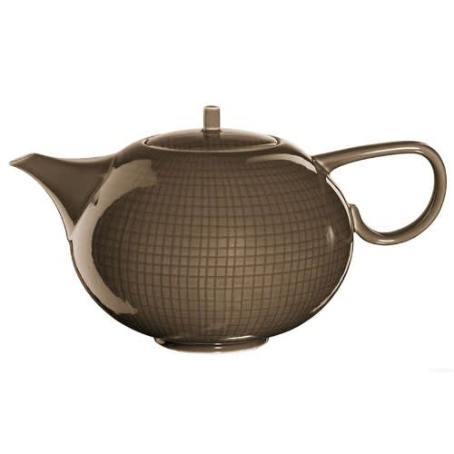 Porcelain Tea Pot - Taupe - 0.6L