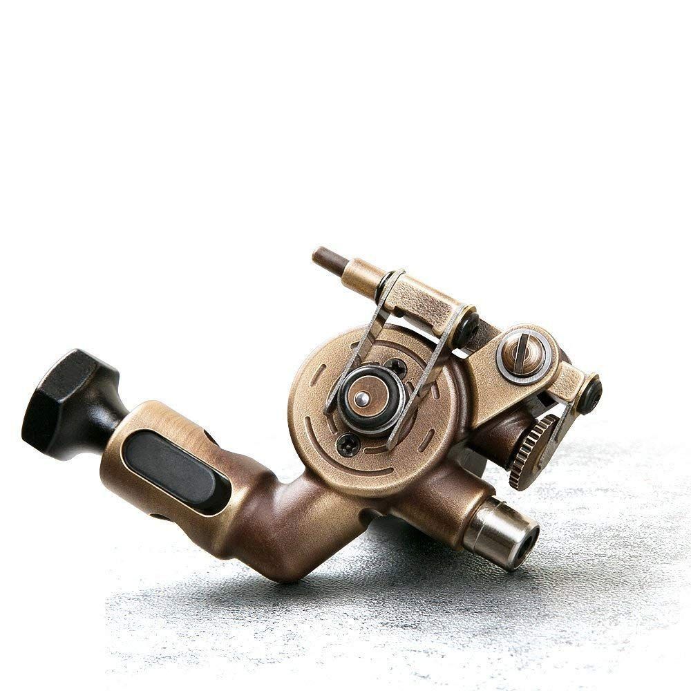 Extreme X2 Rotary Tattoo Machine Brass Frame CNC Machine RCA Connected