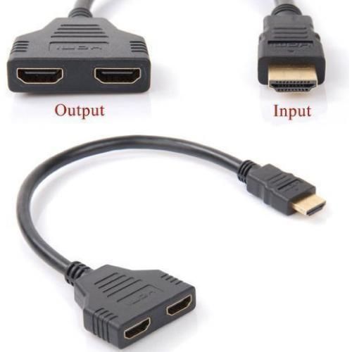 HDMI Male To Dual HDMI Female 1To 2 Splitter