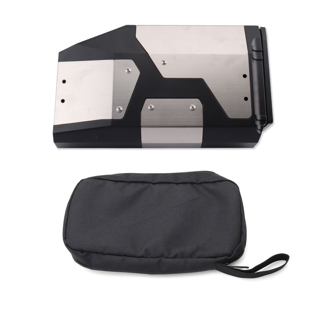 AFNCX Motorcycle Side Tool Box Left Side Bracket Box