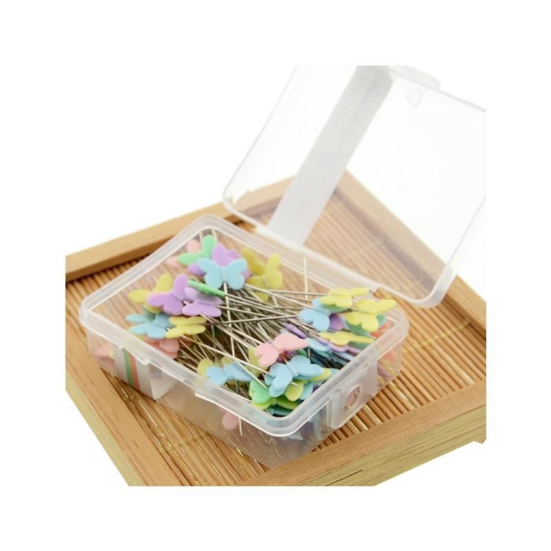 200PCS Butterfly Patchwork Pin Needle Flower Sewing Needle