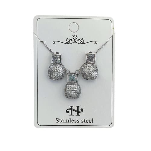 Mini Zirconia Set - Silver