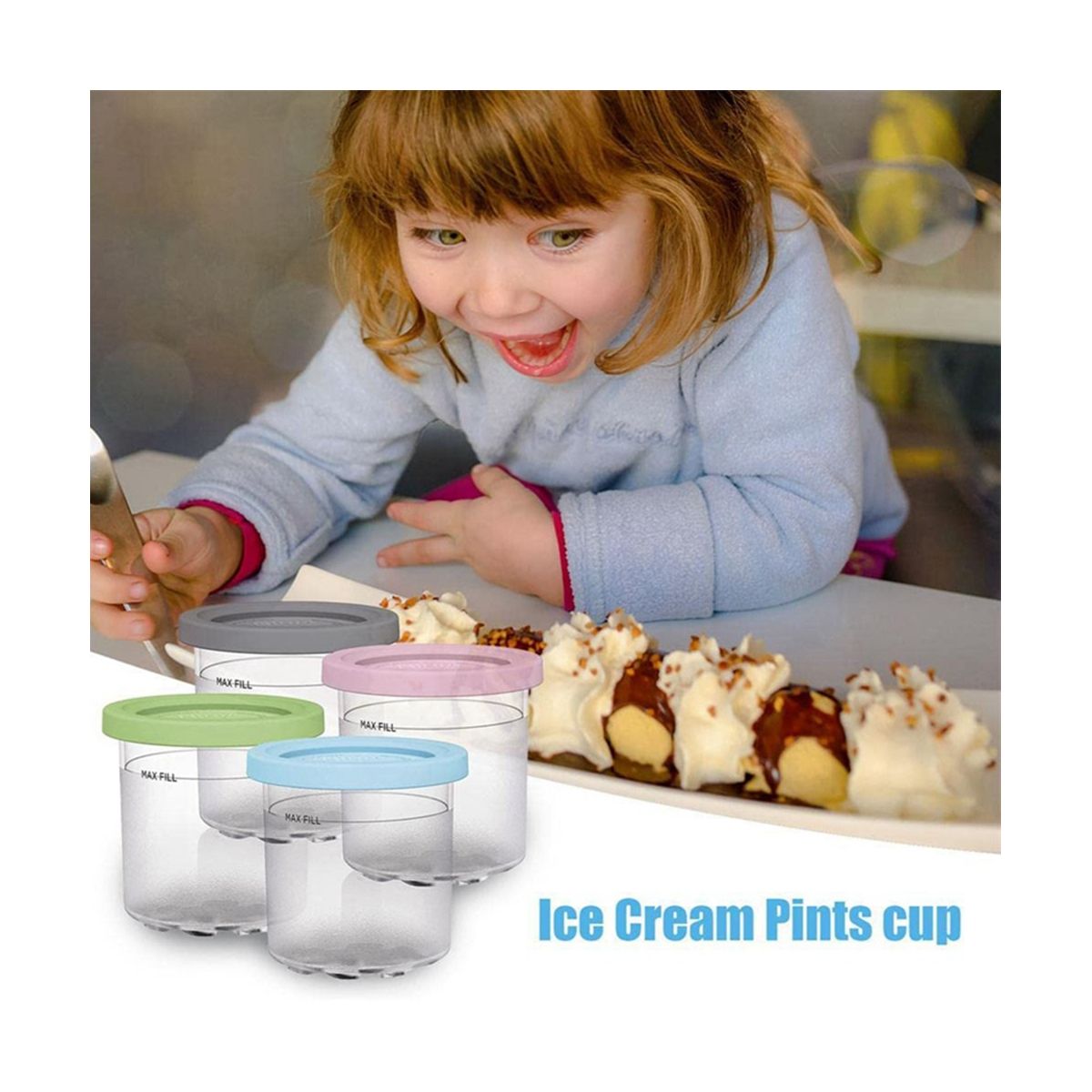 For Ninja,for NC299AMZ and NC300S Series Cream Ice Cream Makers1 Pint