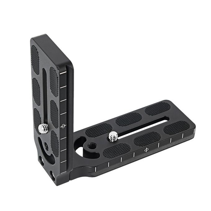 Universal Aluminum Alloy Quick Release L Plate Bracket Grip-
