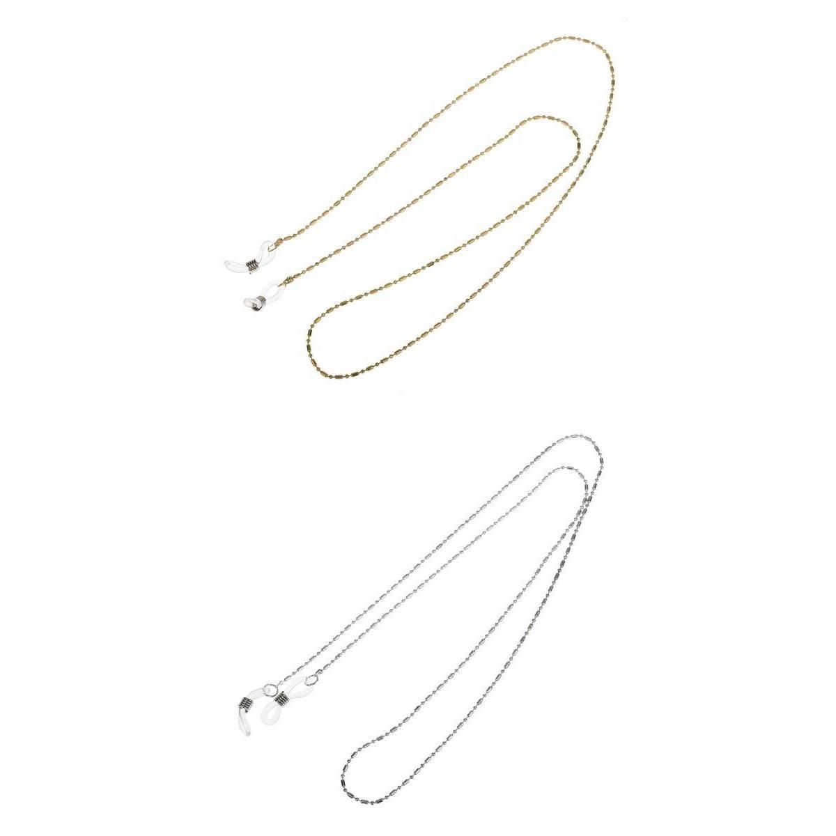 2 Pieces Exquisite Glasses Rope Delicate Sunglasses Chain