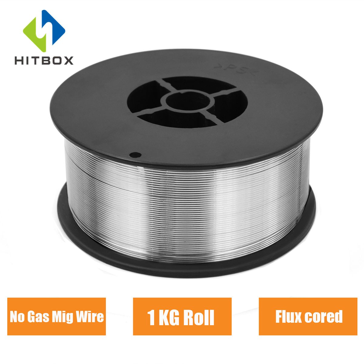 HITBOX Mig Wire Flux Cored Self-Shielded 0.8mm No Gas Wires 1kg Welding Carbon Steel Gas-Less Mig Welder Accessories