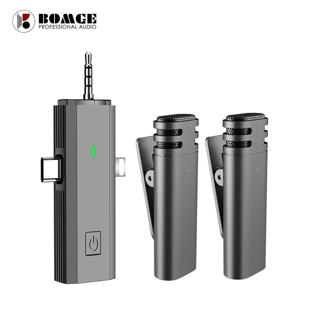 Wireless Lapel Microphone Type-c For IPhone Android IPad