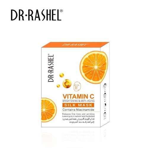 Vitamin C Brightening & Anti Aging Silk Mask- Pack Of 5