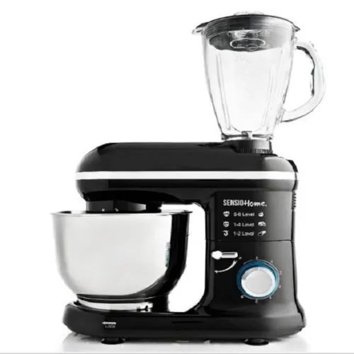 2-in-1 Food Processor Blender & Stand Mixer Machine - 1300W