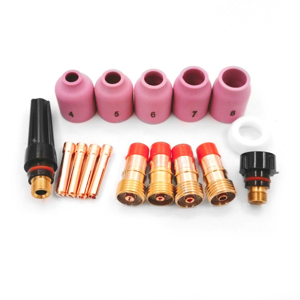 16PCS TIG Weldings Torch Nozzle Rings Cover TIG Weldings