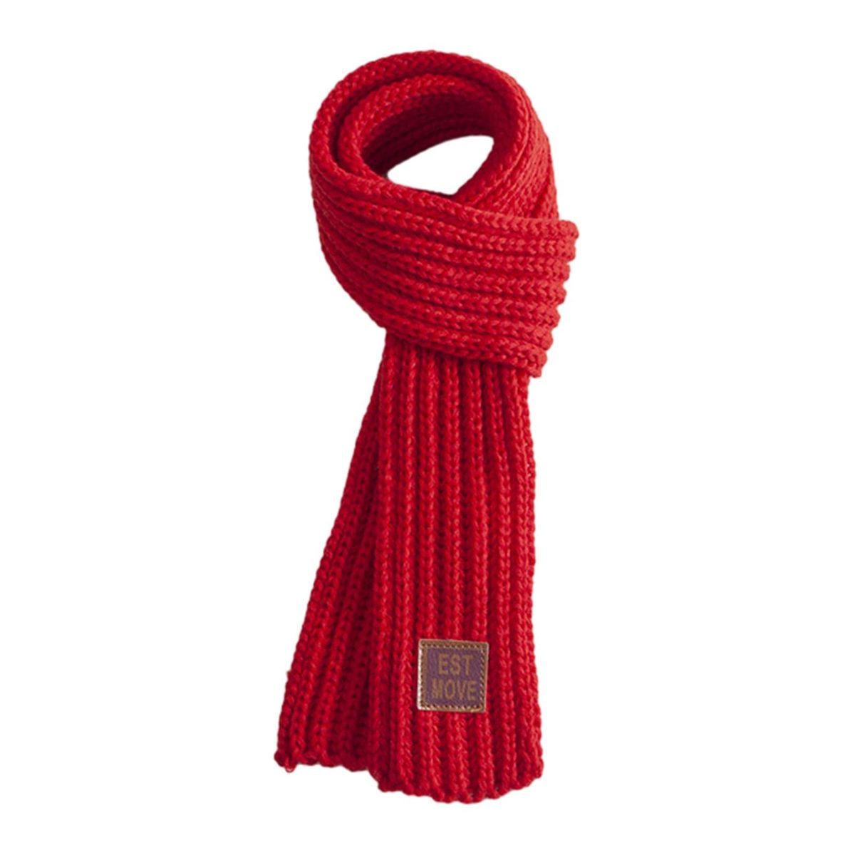 Kids Scarf Cozykidz Knitted Neck Wrap Soft Warm Winter for Babies Red