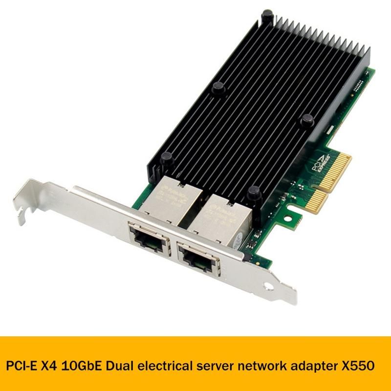 X550-T2 Server Network Card PCI-E X4 10GbE Dual E