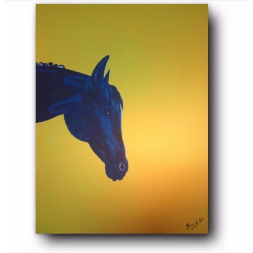 Wall Art Canvas Painting - Ready To Hang - Horse