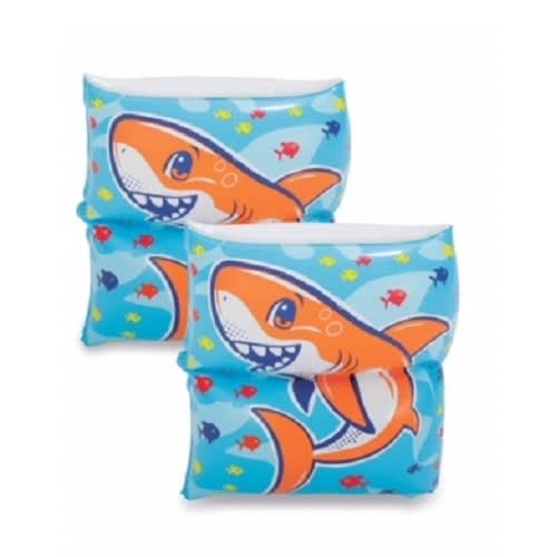 Inflatable Kids Swimming Arm Band Floater- Blue Shark