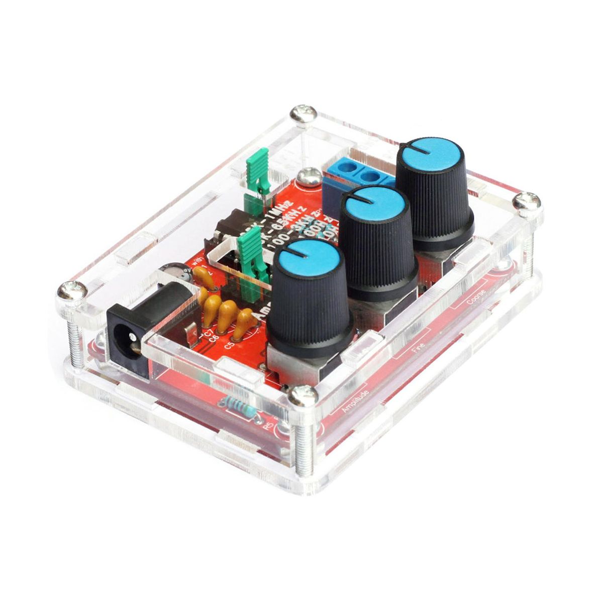 XR2206 High Precision Function Signal Generator Sine/Triangle/Square Output 1Hz-1MHz Adjustable Frequency Amplitude