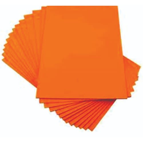 Orange Manila Card Paper - 50 Sheets A4 - 250gms