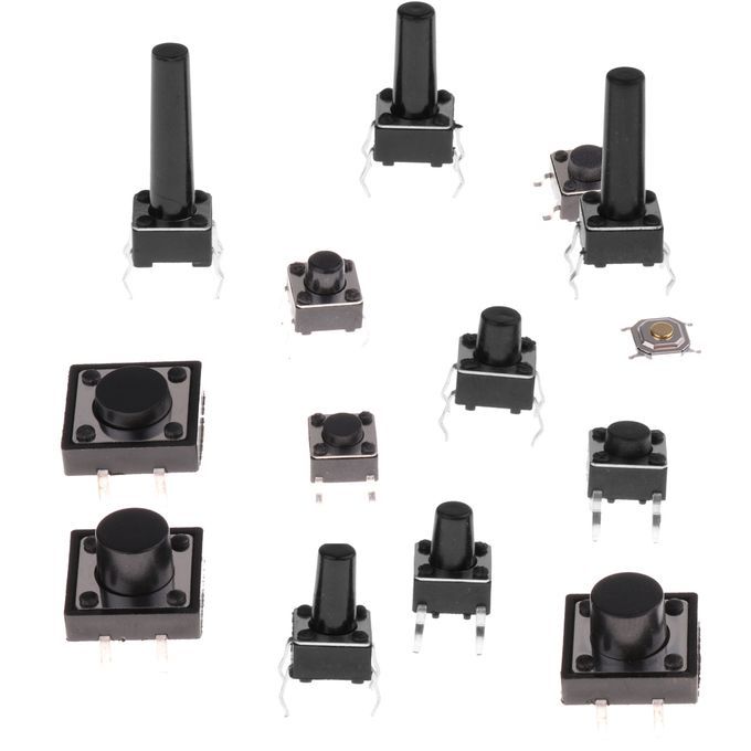 140pcs 14Types Momentary Tactile Push Button Switch Micro Tact