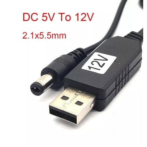 5v Usb To 12v Dc Step Up Power Boost Line Converter Adapter Cable