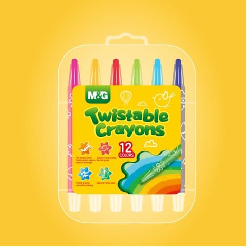 Twistable Crayon-12 Colours
