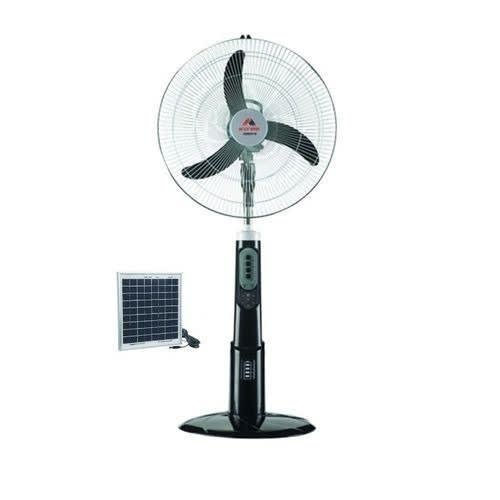 18" Rechargeable Fan(adk 8518) With 18v10w Solar Panel