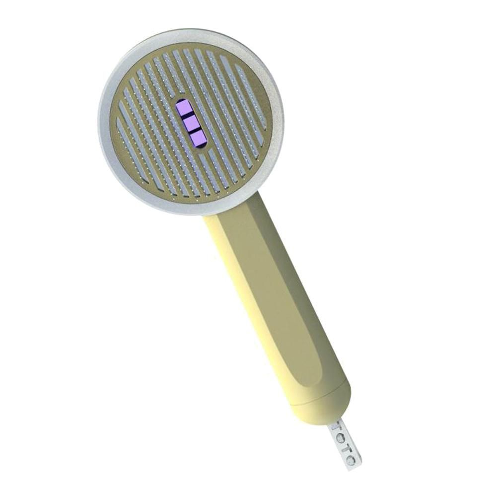 Pet Hair Remover Comb Brush UV Light Pet Grooming Brush to