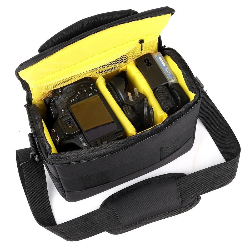 DSLR Camera Bag Waterproof Shoulder Case For D3400 D3300