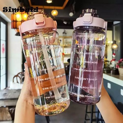 2 Litres Water Bottle Motivational Bottle