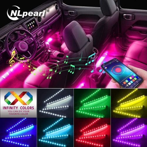 Car Interior Ambient Light Neon LED Strip Foot Light