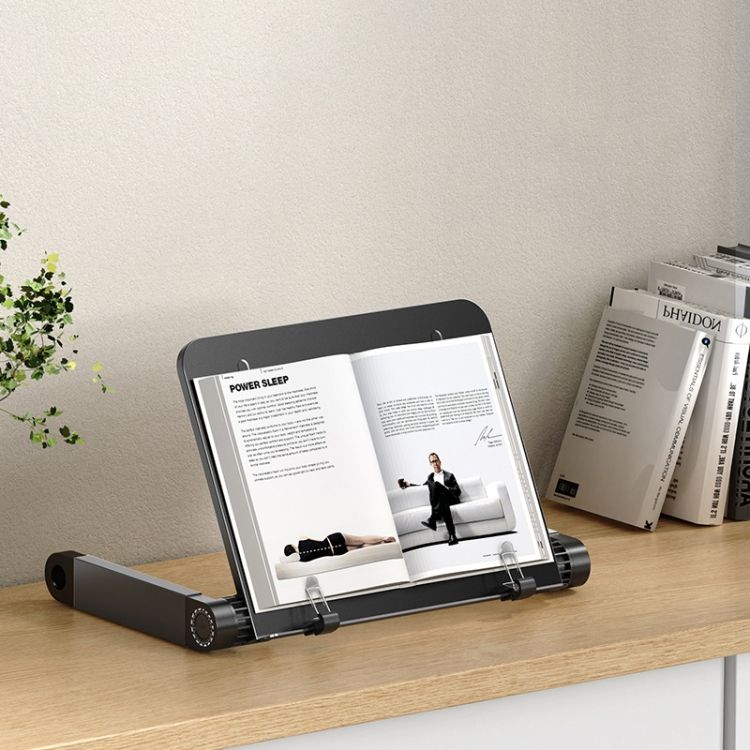 Reading Rack Laptop Stand,Style： Single Section Black