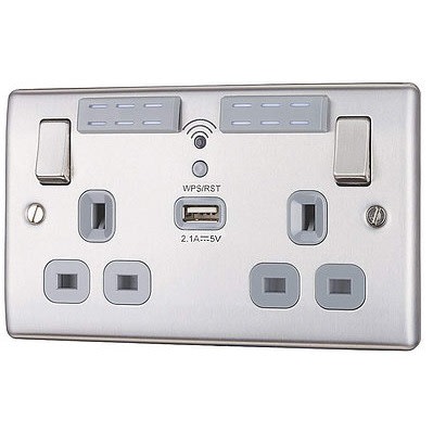 Wi-fi Range Extender Socket With USB Port