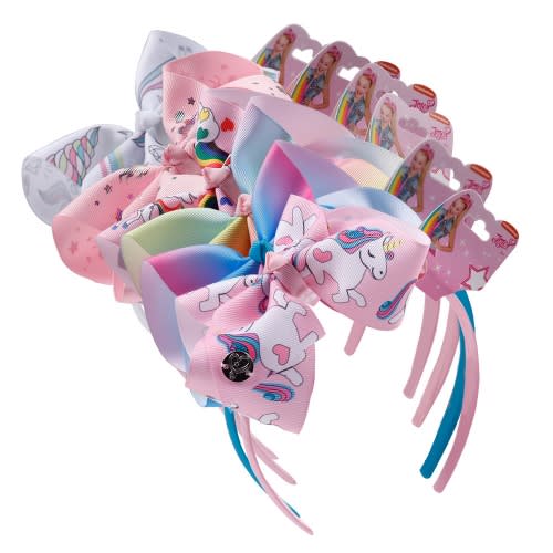 6 in 1 Hair Bow- Multicolor