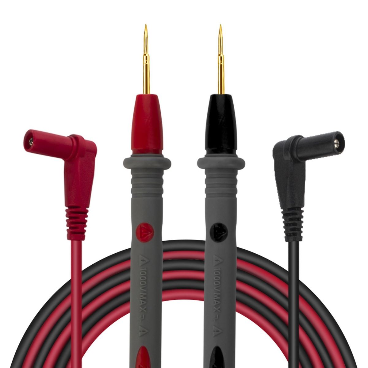 Electronic Test Leads Test Probes Multimeter Leads Gold