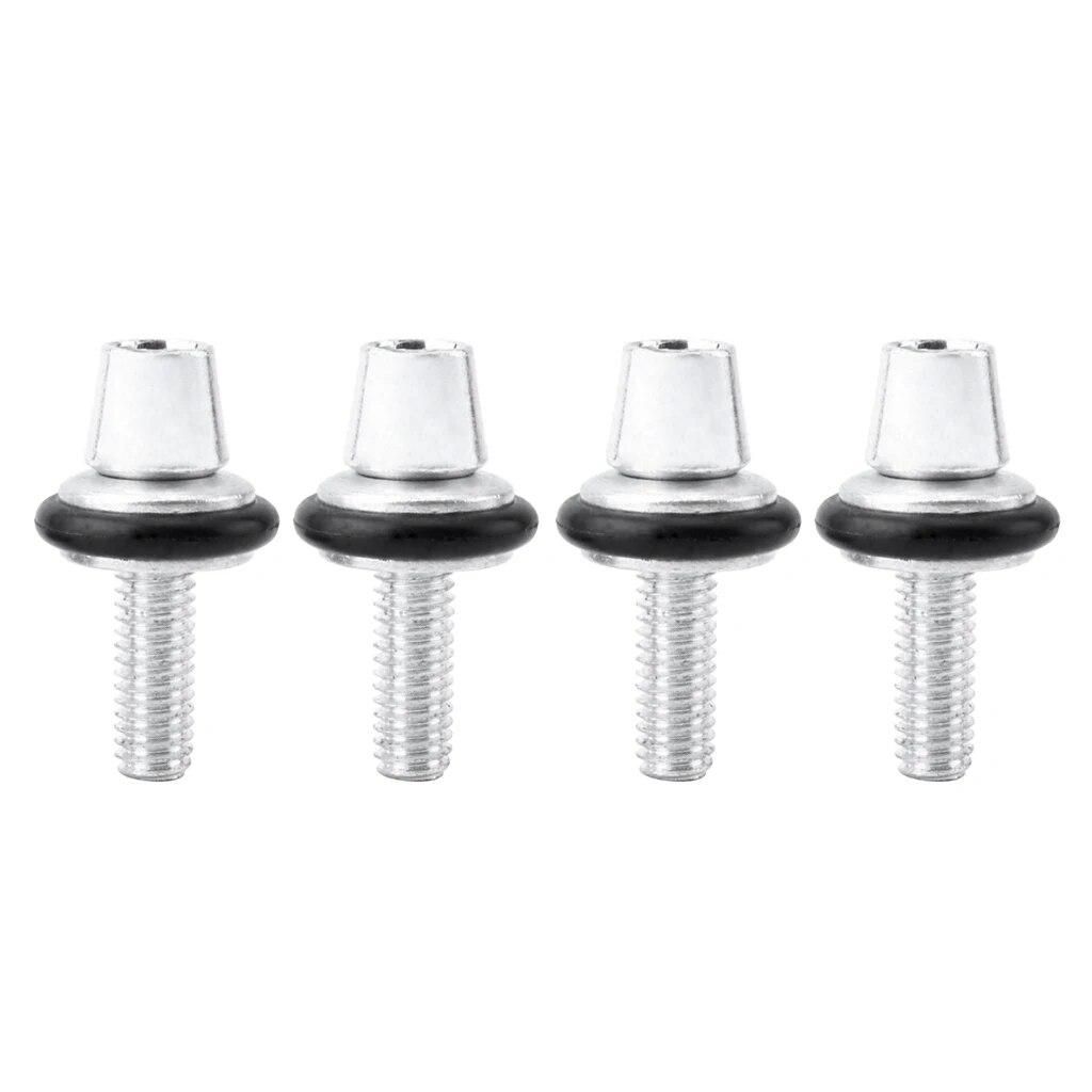 4Pcs Bicycle Replacement Screws M6 for Road Bike Fixed Gear Side Pull V/C Brake Caliper Cycling Parts Accessories