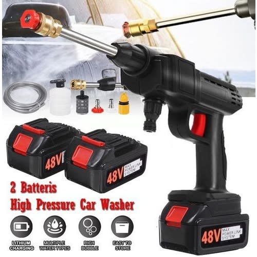 High Power Cordless Car Washer With Double Battery