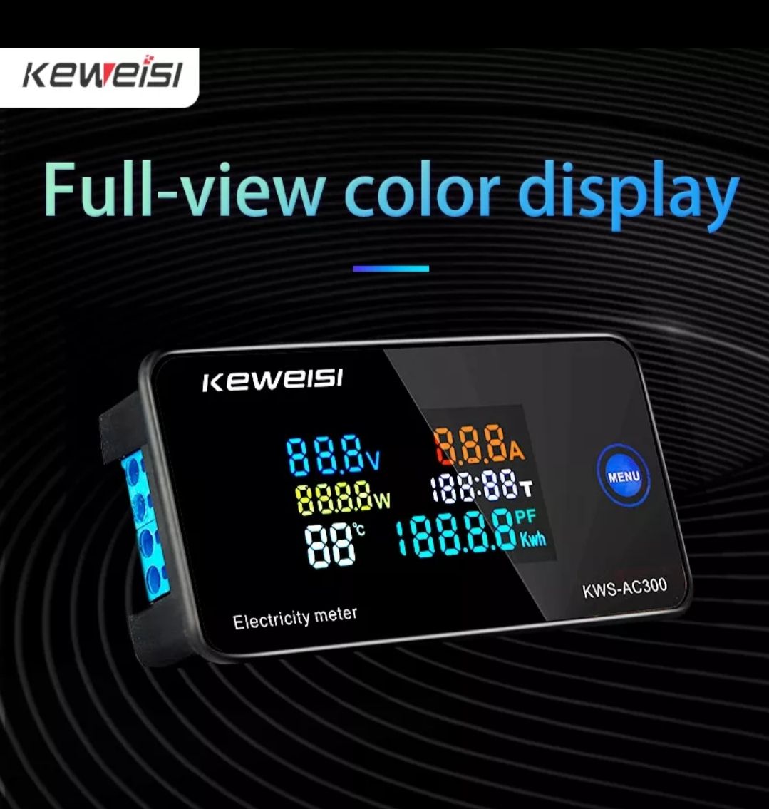 Energy Power Meter/Wattmeter/Ammeter 100A 30KW
