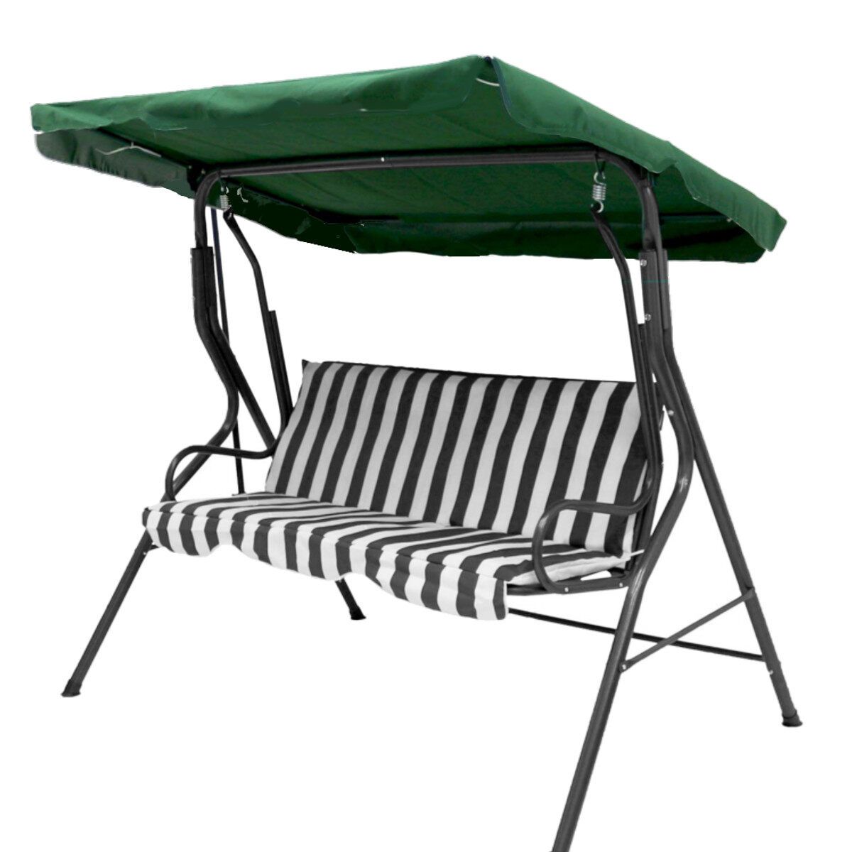Garden 2 & 3 Seater Sizes Spare Cover Replacement Canopy Swing Seat Hammock Cover （chair Is Not Included） Green 2-seater