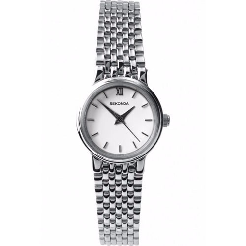 4442 Ladies Stylish White Dial Watch