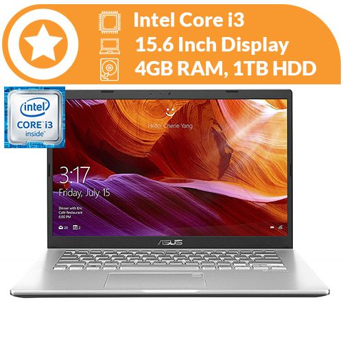 X509FA Intel Core I3 15.6" 4GB RAM/1TB HDD Win 10 + 32GB Flash Drive